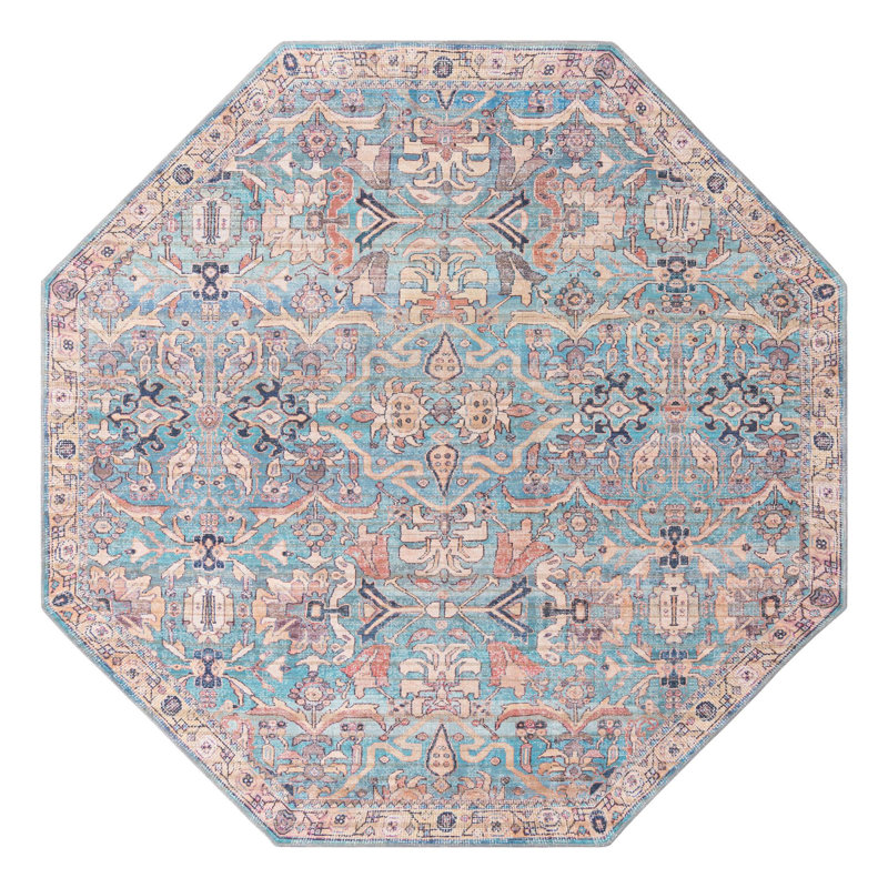 Enger Chenille Indoor Rug, Octagon 7'10" x 7'10"