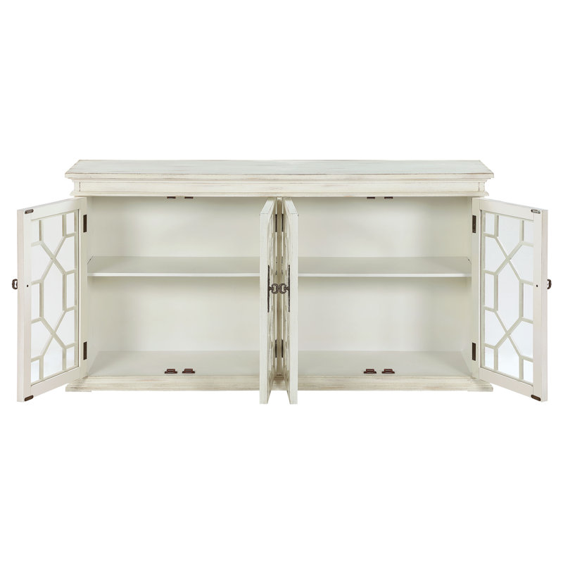 Buffet de 60 po Bristol, Blanc