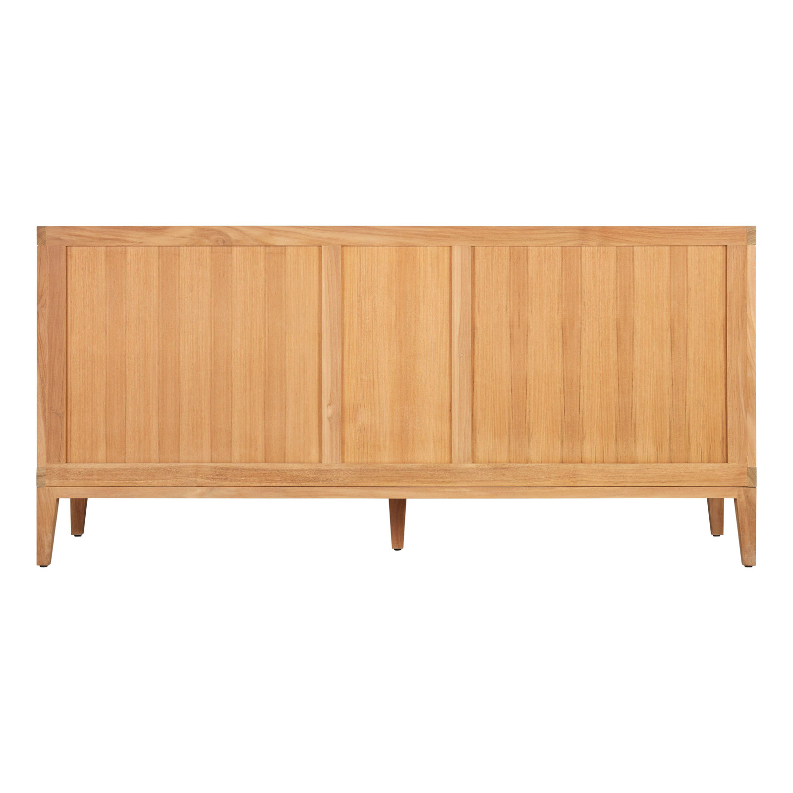 Aliso 72" Double Bathroom Vanity, Carrara Marble, 8" Widespread, Natural Teak