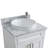 Bonavista 25 " W Freestanding Standard Single Vanity Bathroom Vanity With Carrara Marble Top