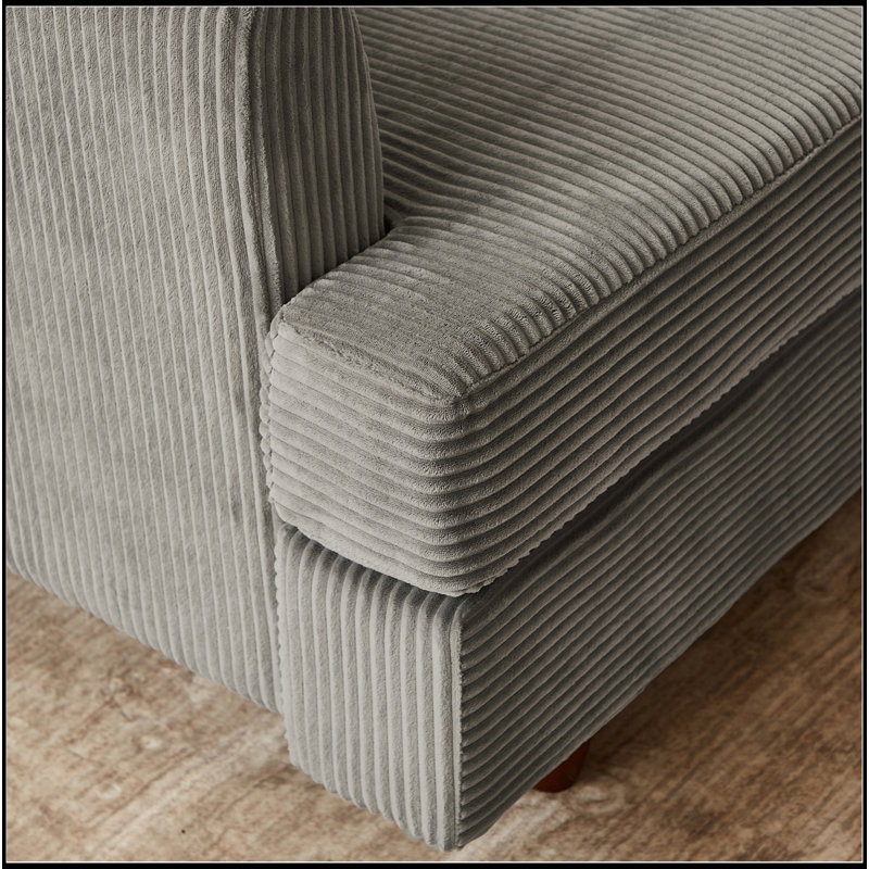 Canapé modulaire moderne, canapé convertible 6 places, Gris
