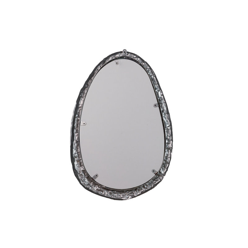 Metal Novelty Mirror, Silver