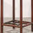 Solid Wood Table with Drawer and Lattice Storage