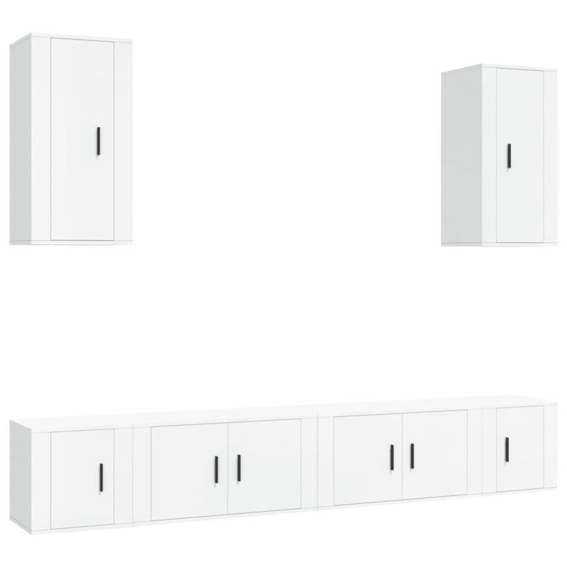 Akheelesh Unfinished Floating TV Stand for TVs up to 43", White