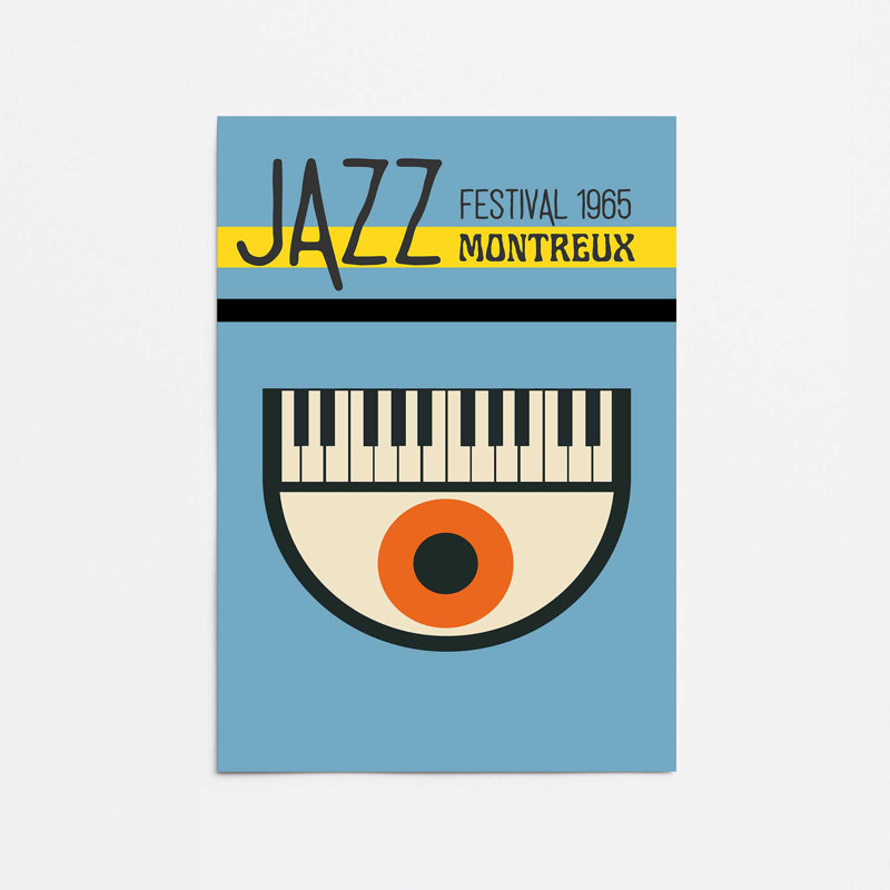 Affiche rétro vintage Jazz Jazz, impression, H 14 po x l 11 po