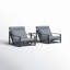 Carrol 2 - Person Patio Conversation Sets with Cushions