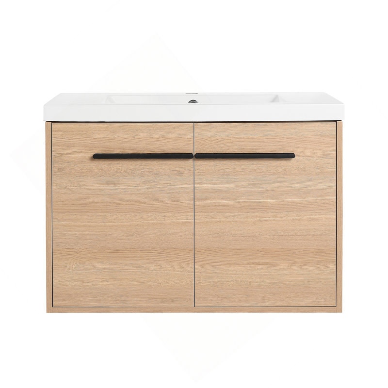 Meuble-lavabo de 30 po avec lavabo à poser en résine, 30"