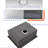 23"X19"X10" Deep Kitchen Sink - Stainless Steel, Condensation Coating 304 Steel 23X19x10, Smooth Surface And Easy Drain