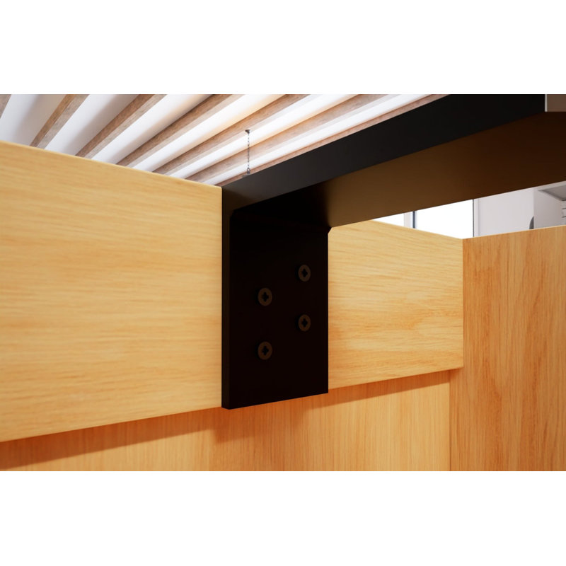 The Original T Standard Countertop Bracket (Steel), H 4,5 po x l 2,5 po x P 40 po