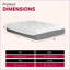 Matelas | Grand matelas en mousse viscoélastique gélifiée 13 po, housse en jacquard double, comprimé dans une boîte | Polyester-1099290197