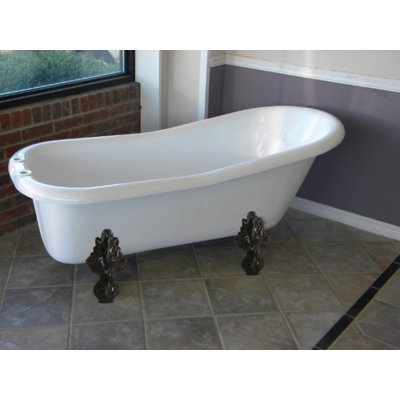 Imperial 66" x 30" Clawfoot Soaking Bathtub
