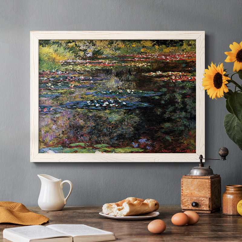 Water Lilies, 1904 05, reproduction d'art sur toile, Blanc, H 18 po x l 26 po x P 1,5 po