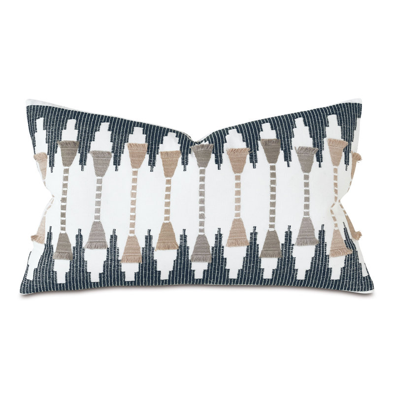 Housse et insert de coussin rectangulaire Amani, Taupe Amani, H 13 po x l 22 po