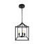 Luminaire suspendu industriel Doersten Lantern Chandelier Black
