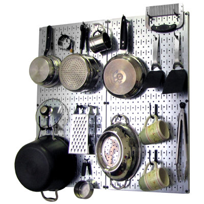 Metal Rectangle Wall Mounted Pot Rack