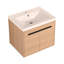 Ensemble de meuble-lavabo en résine Oak