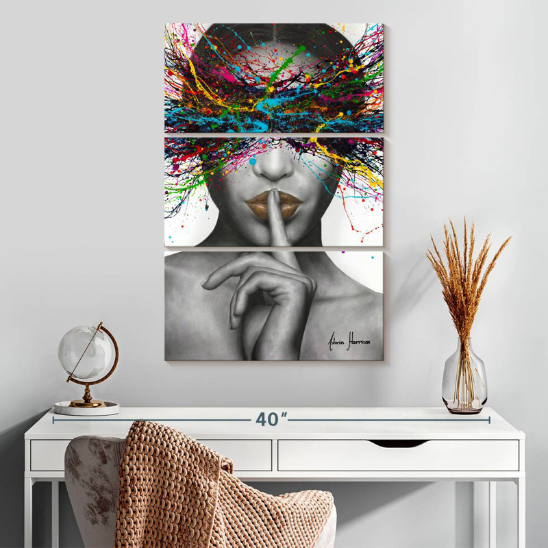 Leisha Sounds Of Silence, 32" H x 20" W