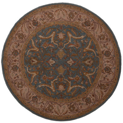 Cranmore Hand Tufted Wool/Cotton/Latex Oriental Rug in Blue/Beige