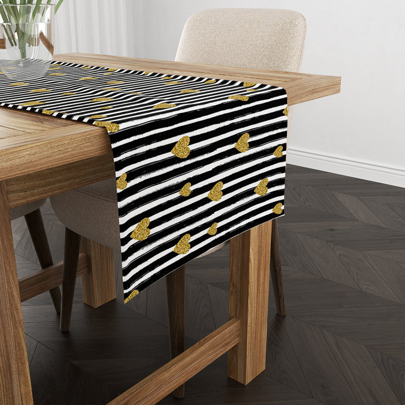 Peniste Striped Table Runner