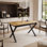 Extendable table ARTON II  140 cm,  "X" legs