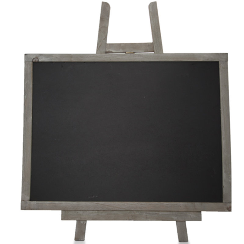 Tableau noir en bois, Gris rustique, H 1 pi 6 po x l 1 pi