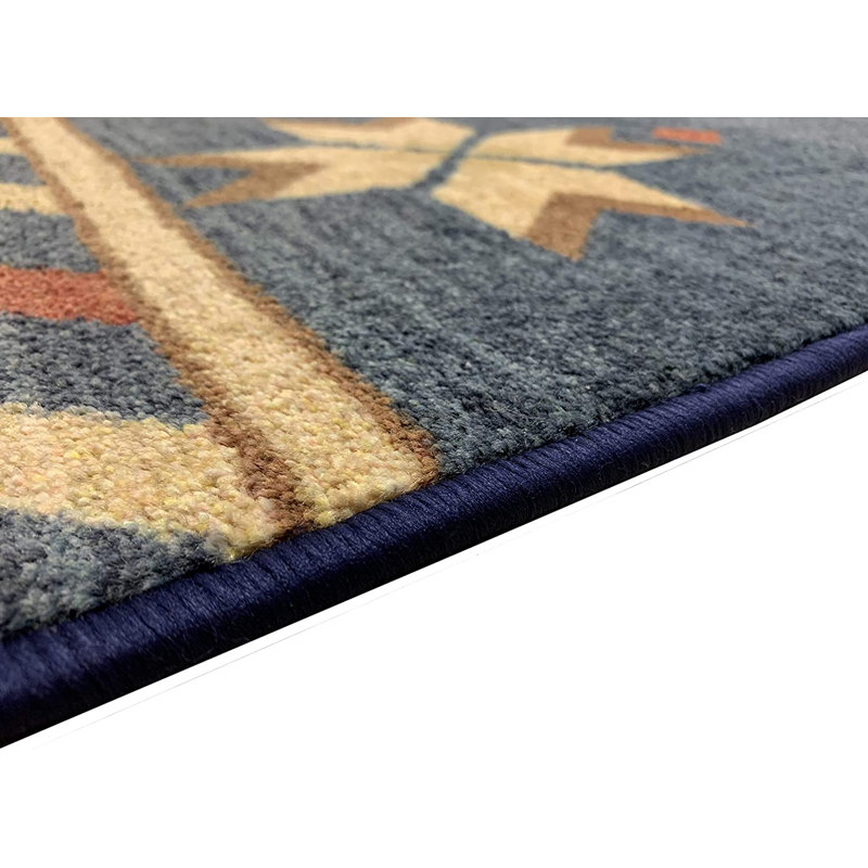 Seagirt Southwestern Indoor Rug, Round 5'