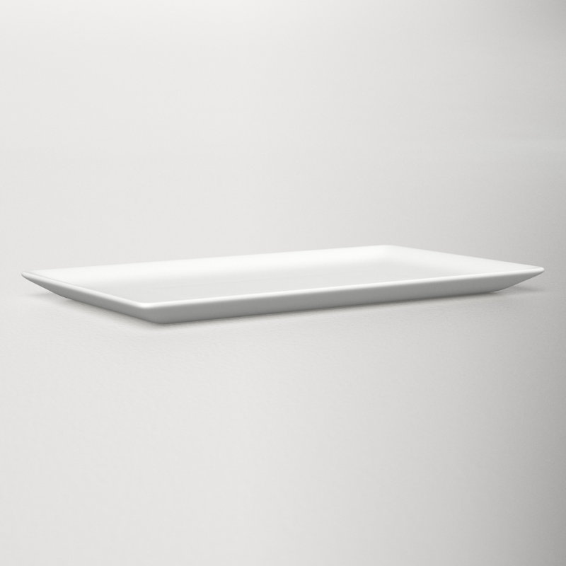 Borgen Rectangle Platter, Chalk