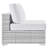 Convene Outdoor Patio Armless Chair-1126781692