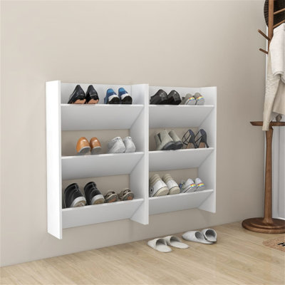9 Pair Flip Down Shoe Storage