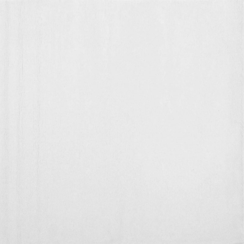 Tapis blanc en chenille tissé à la machine Gardiner, Carré 4 pi