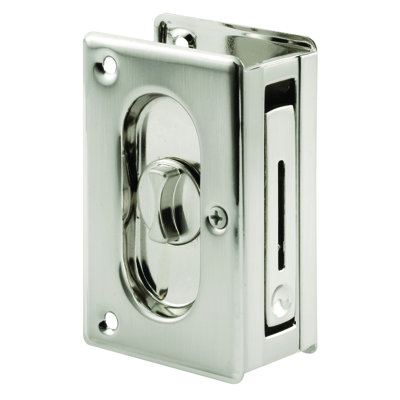 Prime-Line Privacy Lock with Pull Pocket Door Hardware