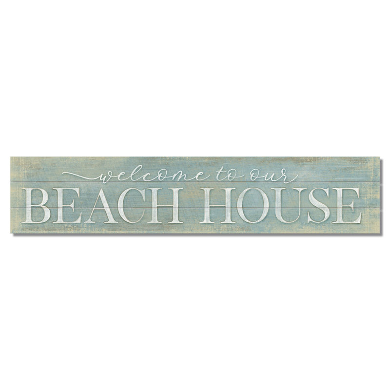 Coastal Wall Decor on Solid Wood