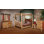 Ensemble de chambre à coucher 6 pièces avec auvent en bois massif Fordbridge