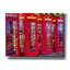 Art mural sur toile Latitude Run® «London Red Téléphone Boxes» par Mark A Paulda-1836316710