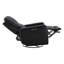 Fauteuil inclinable électrique pivotant en cuir véritable-127449497