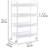 33.11'' H x 17.72'' W Utility Cart with Wheels