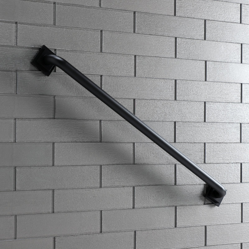 Kingston Brass Claremont 1-1/4 Inch O.D Grab Bar, 32" W, Matte Black