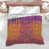 Orange floral / abstrait