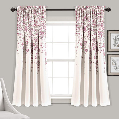 Paire de rideaux Weeping Flower