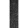 Machine Washable Frances Gray/Black Rug