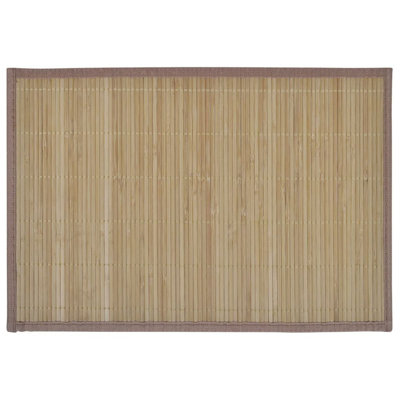 Bamboo Solid Colour Rectangle Placemat