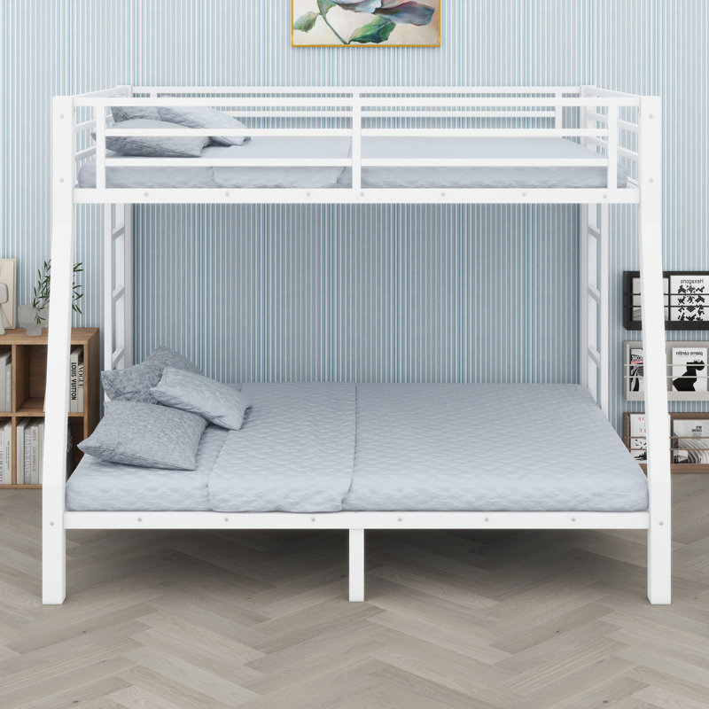 Heavy-Duty Bunk Bed Featuring Silent Operation And Efficient Space Use For Teens & Adults