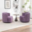 Fauteuil demi-tonneau pivotant Stanford-1183807964
