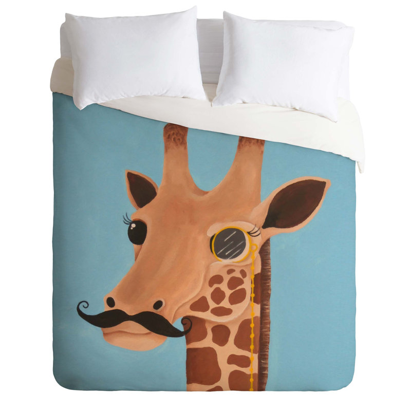 Ensemble de housse de couette pour homme giraffe, Housse de couette pour très grand lit et 2 très 