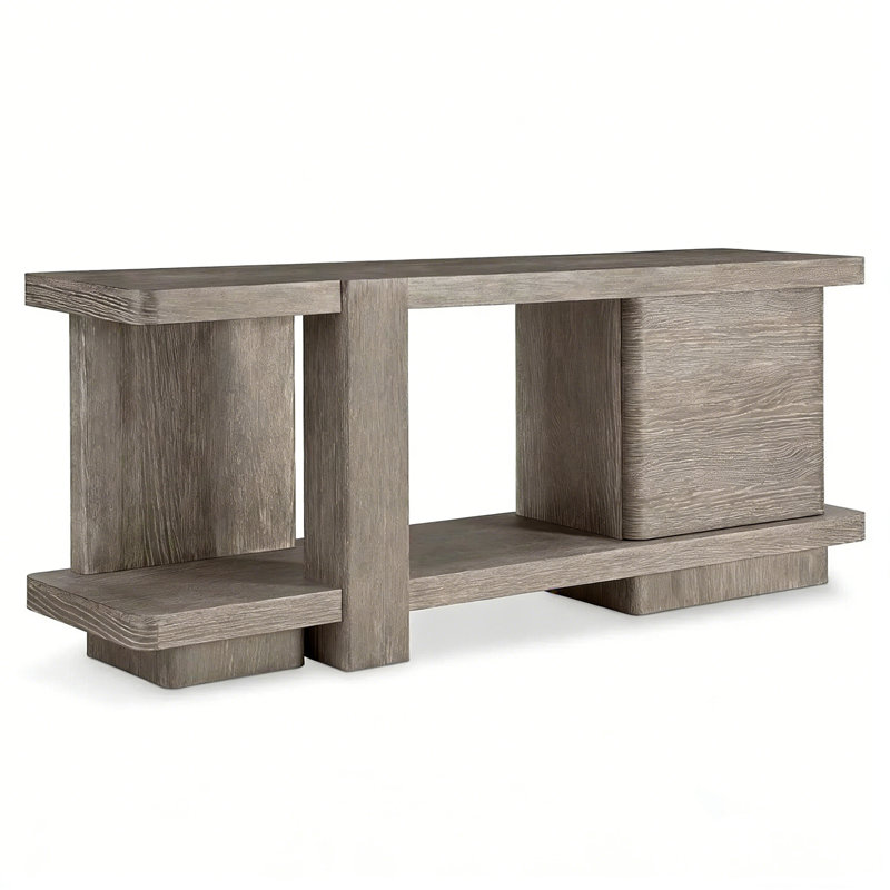Retro Multifunctional Practical Console Table, 31.89" H x 70.87" W x 19.69" D