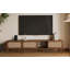 Meuble télé 78 po pour téléviseur 75/80/85 po, console avec amplement de rangement pour le salon, la chambre à coucher, centre de divertissement avec tablette ouverte