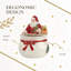 Spode Christmas Tree Santa Candy Bowl 7.75"
