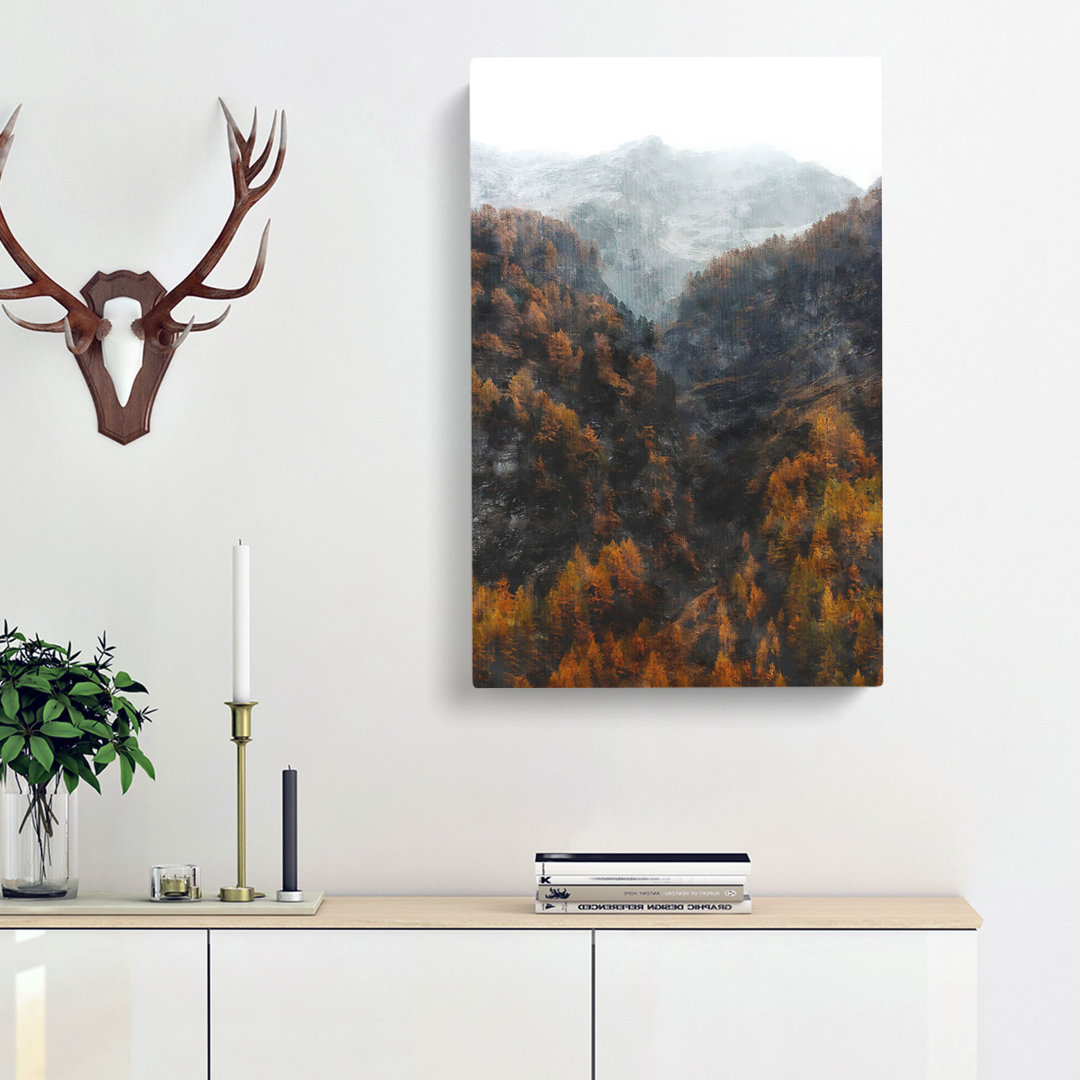 Mountains In South Tyrol In Italy - Wrapped Canvas