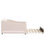 Lit de jour beige avec couchette et molleton sans fil-911924548-911924665