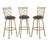 Lamoille Swivel Upholstered Adjustable Height Counter Stool with Metal Frame-755402545-761685672